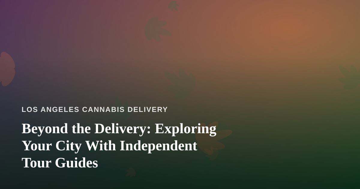 Beyond the Delivery: Exploring Your City With Independent Tour Guides